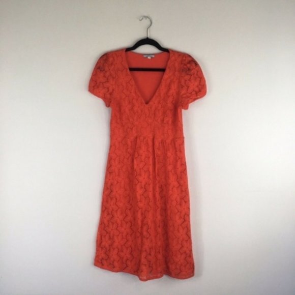 Leifnotes Anthropolgie Dogflora Midi Lace Dress - Picture 2 of 7